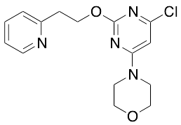4-[6-Chloro-2-(2-(pyridin-2-yl)ethoxy)pyrimidin-4-yl]morpholine