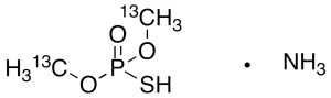 O,O-Dimethyl Phosphorothionate-13C2 Ammonium Salt