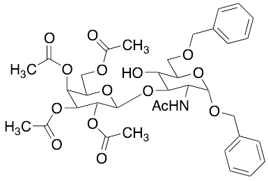 Phenylmethyl 2-(Acetylamino)-2-deoxy-6-O-(phenylmethyl)-3-O-(2,3,4,6-tetra-O-acetyl-Beta-D-galactopyranosyl)-Alpha-D-glucopyranoside