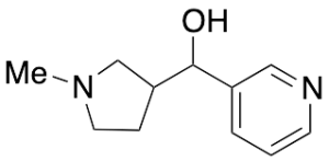 1-Methyl-3 (hydroxy- (3-pyridyl) methyl) Pyrrolidine (Mixture of Diastereomers)