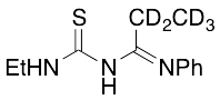 N-[(Ethylamino)thioxomethyl]-N'-phenylpropanimidamide-d5