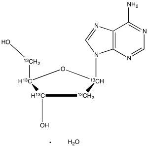2'-Deoxyadenosine Monohydrate-13C5