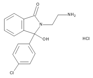 2-(2-Aminoethyl)-3-(4-chlorophenyl)-3-hydroxyphthalimidine Hydrochloride (Mazindol Metabolite)