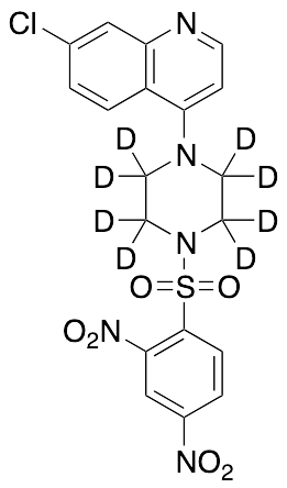 7-Chloro-4-[4-[(2,4-dinitrophenyl)sulfonyl]-1-piperazinyl]quinoline-d8