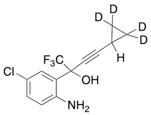 2-Amino-5-chloro-Alpha-(cyclopropylethynyl)-Alpha-(trifluoromethyl)benzenemethanol-d4
