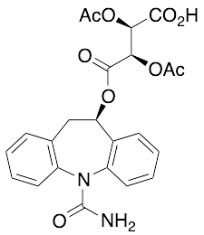 (2R,3R)-2,3-Bis(acetyloxy)-butanedioic Acid Mono[(10R)-5-(aminocarbonyl)-10,11-dihydro-5H-dibenz[b,f]azepin-10-yl] Ester