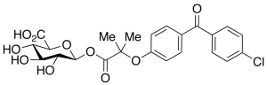 Fenofibric Acid Acyl-Beta-D-glucuronide (~90%)