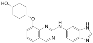 cis-4-[[2-(1H-Benzimidazol-6-ylamino)-8-quinazolinyl]oxy]-cyclohexanol