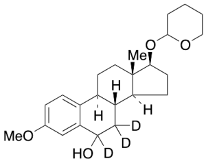 3-O-Methyl 6-Hydroxy-17Beta-estradiol-d3 17-O-Tetrahydropyran