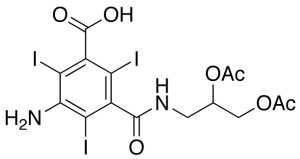 3-Amino-5-[[[2,3-bis(acetyloxy)propyl]amino]carbonyl]-2,4,6-triiodo-benzoic Acid