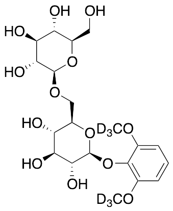 b-D-Glucopyranoside, 2,6-dimethoxyphenyl-6-O- b-D-glucopyranosyl-D6
