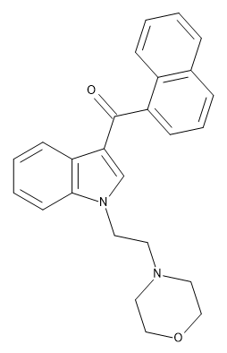 1-[2-(4-Morpholinyl)ethyl]-3-(1-naphthoyl)indole JWH 200