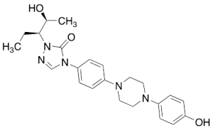 2-[(1S,2S)-1-Ethyl-2-hydroxypropyl]-2,4-dihydro-4-[4-[4-(4-hydroxyphenyl)-1-piperazinyl]phenyl]-3H-1,2,4-triazol-3-one