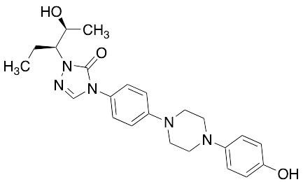 2-[(1S,2S)-1-Ethyl-2-hydroxypropyl]-2,4-dihydro-4-[4-[4-(4-hydroxyphenyl)-1-piperazinyl]phenyl]-3H-1,2,4-triazol-3-one