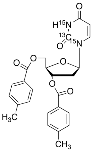 2’-Deoxy-3’,5’-di-O-p-toluoyl Uridine-13C,15N2