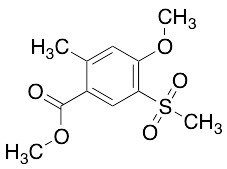 4-Methoxy-2-methyl-5-(methylsulfonyl)-benzoic Acid Methyl Ester