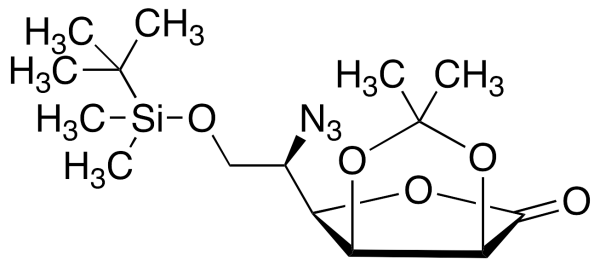 5-Azido-6-(tert-butyldimethylsilyl)-2,3-O-isopropylidene L-Gulono-1,4-lactone