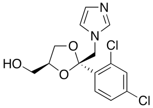 cis-2-(2,4-Dichlorophenyl)-2-(1H-imidazol-1-ylmethyl)-1,3-dioxolane-4-methanol