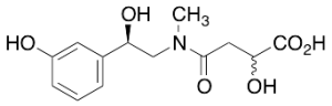 2(R,S)-Hydroxy-4[[(2R)-2-hydroxy-2-(3-hydroxyphenyl)ethyl]methylamino]-4-oxo-butanoic Acid