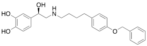 4-[(1R)-1-Hydroxy-2-[[4-[4-(phenylmethoxy)phenyl]butyl]amino]ethyl]-1,2-benzenediol