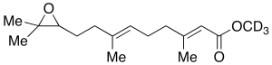 trans-trans-10,11-Epoxy Farnesenic Acid-d3 Methyl Ester