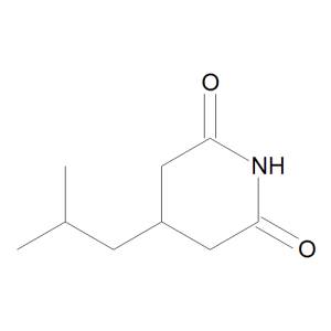 4-(2-Methylpropyl)piperidine-2,6-dione