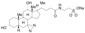 7,7-Azo-3-Alpha,12-Alpha-dihydroxytaurocholanic Acid Sodium Salt