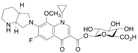 rac cis-Moxifloxacin Acyl-b-D-glucuronide (>85%)