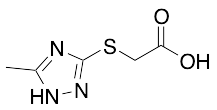[(3-Methyl-1H-1,2,4-triazol-5-yl)thio]acetic acid