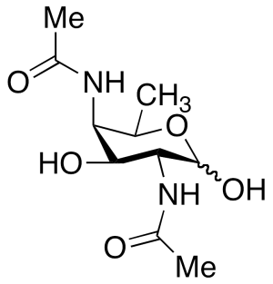 2,4-Bis(acetylamino)-2,4,6-trideoxy-D-galactose