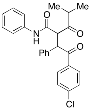 4-Chloro-Alpha-(2-methyl-1-oxopropyl)-Gamma-oxo-N,Beta-diphenyl-benzenebutanamide