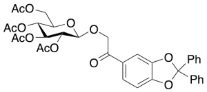 1-(2,2-Diphenyl-1,3-benzodioxol-5-yl)-2-[(2,3,4,6-tetra-O-acetyl-Beta-D-glucopyranosyl)oxy]ethanone