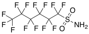 Perfluorohexanesulfonamide (~75%)