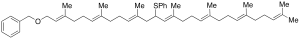 [[[(2E,6E,10E,14E,18E,22E)-3,7,11,15,19,23,27-Heptamethyl-13-(phenylthio)-2,6,10,14,18,22,26-octacosaheptaen-1-yl]oxy]methyl]-benzene