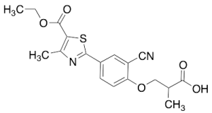 2-[4-(2-Carboxypropoxy)-3-cyanophenyl]-4-methyl-5-thiazolecarboxylic Acid 5-Ethyl Ester