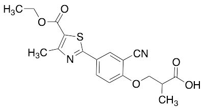 2-[4-(2-Carboxypropoxy)-3-cyanophenyl]-4-methyl-5-thiazolecarboxylic Acid 5-Ethyl Ester