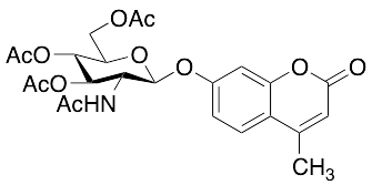 4-Methyl-7-[[3,4,6-tri-O-acetyl-2-(acetylamino)-2-deoxy-b-D-glucopyranosyl]oxy]-2H-1-benzopyran-2-one