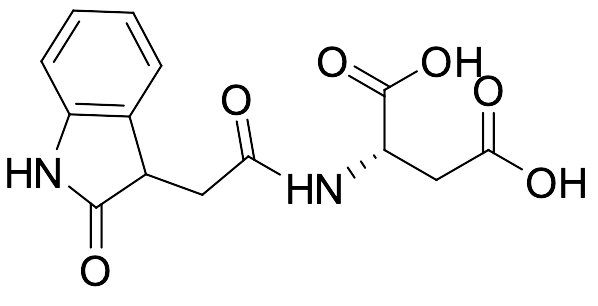 Oxindole-3-acetyl-N-aspartic Acid