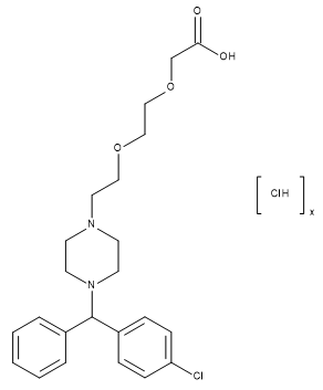 Hydroxyzine Acetic Acid Hydrochloride Salt