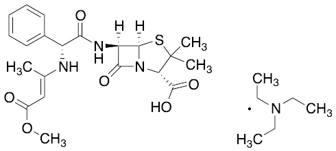 (2S,5R,6R)-6-[[(2R)-[(3-Methoxy-1-methyl-3-oxo-1-propenyl)amino]phenylacetyl]amino]-3,3-dimethyl-7-oxo-4-Thia-1-azabicyclo[3.2.0]heptane-2-carboxylic Acid Triethylamine