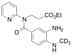 N-[3-Amino-4-(methylamino)benzoyl]-N-2-pyridinyl-Beta-alanine-d3 Ethyl Ester
