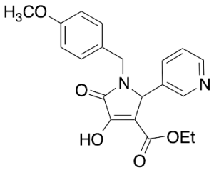 1-(4-Methoxybenzyl)-3-hydroxy-4-ethoxycarbonyl-5-(3-pyridyl)-3-pyrrolin-2-one