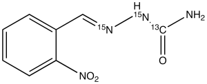 2-Nitrobenzaldehyde Semicarbazone-13C,15N2