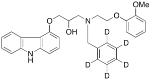 N-Benzyl Carvedilol-d5
