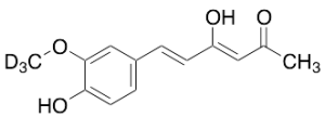 (3Z,5E)-4-Hydroxy-6-(4-hydroxy-3-methoxyphenyl)-3,5-hexadien-2-one-d3