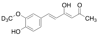 (3Z,5E)-4-Hydroxy-6-(4-hydroxy-3-methoxyphenyl)-3,5-hexadien-2-one-d3