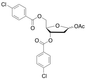 1-O-Acetyl-3,5-bis(4-chlorobenzoyl)-2-deoxy-D-ribose