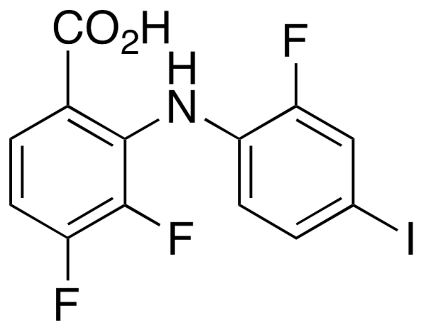 2-(2-Fluoro-4-iodoanilino)-3,4-difluorobenzoic Acid