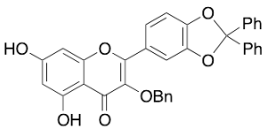 2-(2,2-Diphenyl-1,3-benzodioxol-5-yl)-5,7-dihydroxy-3-(phenylmethoxy)-4H-1-benzopyran-4-one