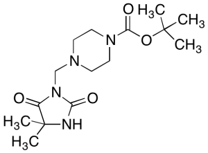 N-Boc-piperazine-5,5-dimethylhydantoin